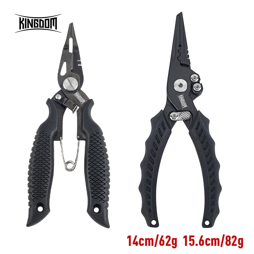 Fishing Line Cutter - Kingdom Angelzange, multifunktionaler Split-Ring, Drahtschneider, Haken,