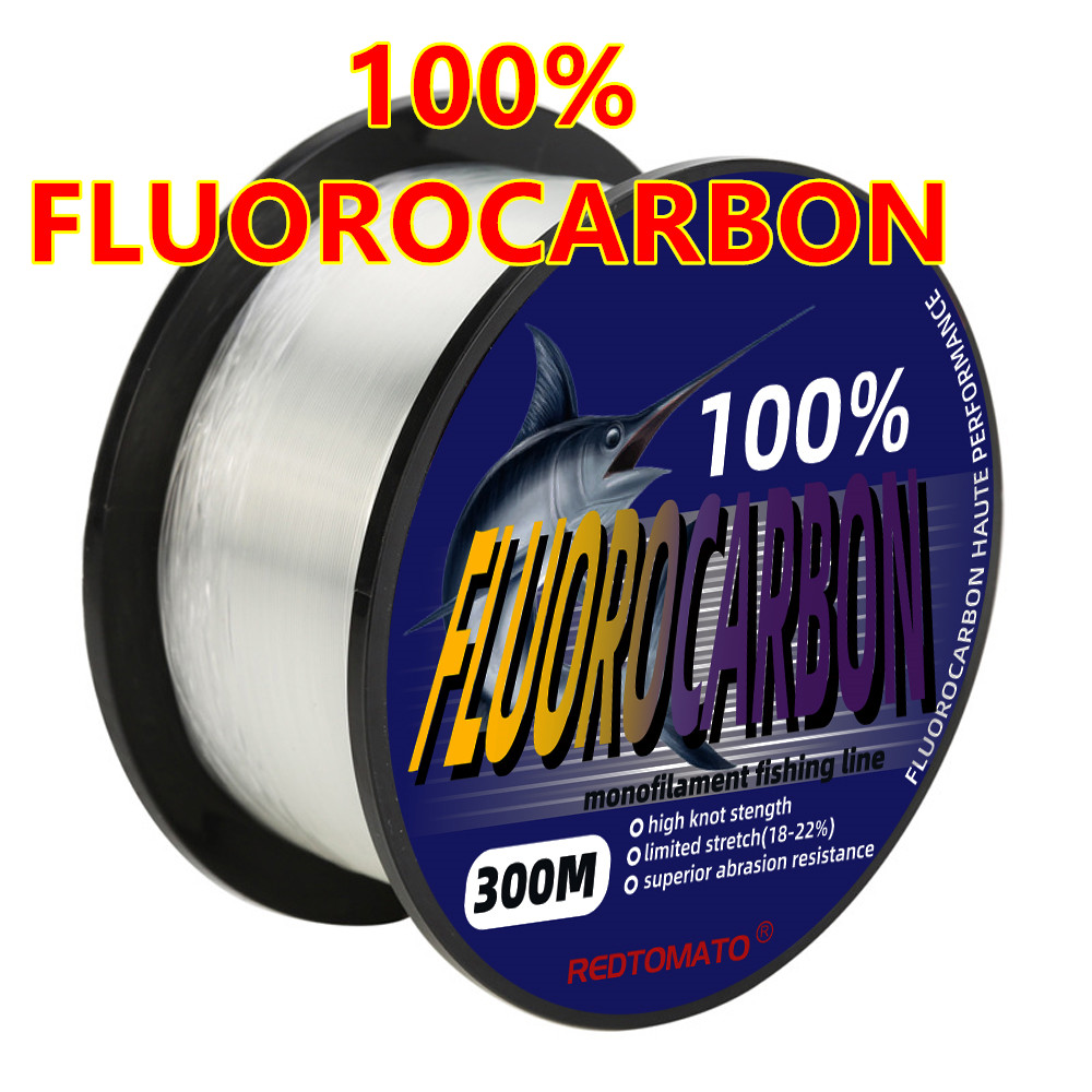 Fluorocarbon Line - 300M 100% Fluorocarbon-Vorfachschnur Japanische Importierte Kohlefaser-Schnur