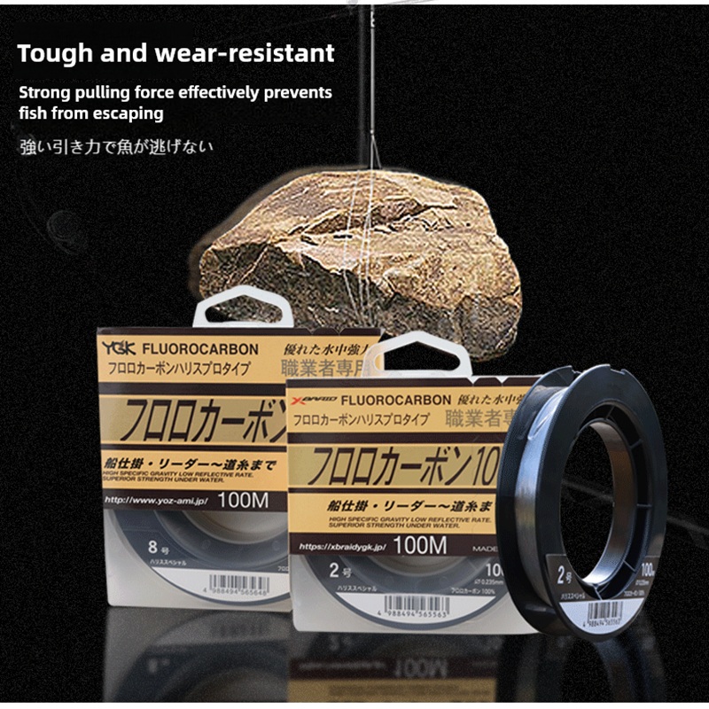 YGKLine 100 % Japan Original 1 – Fluorocarbon Line Bewertung und Preis