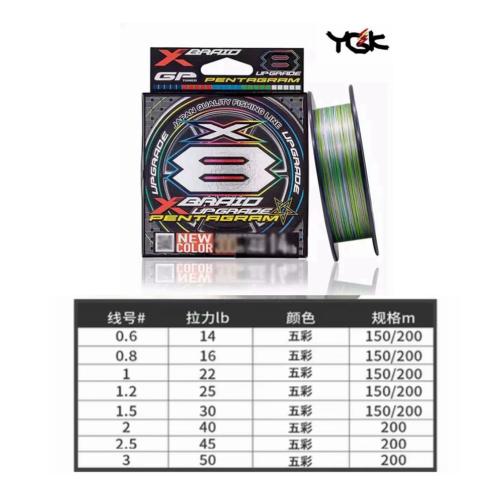 YGK X BRAID Upgrade X8 PENTAGR – Ice Fishing Line Bewertung und Preis